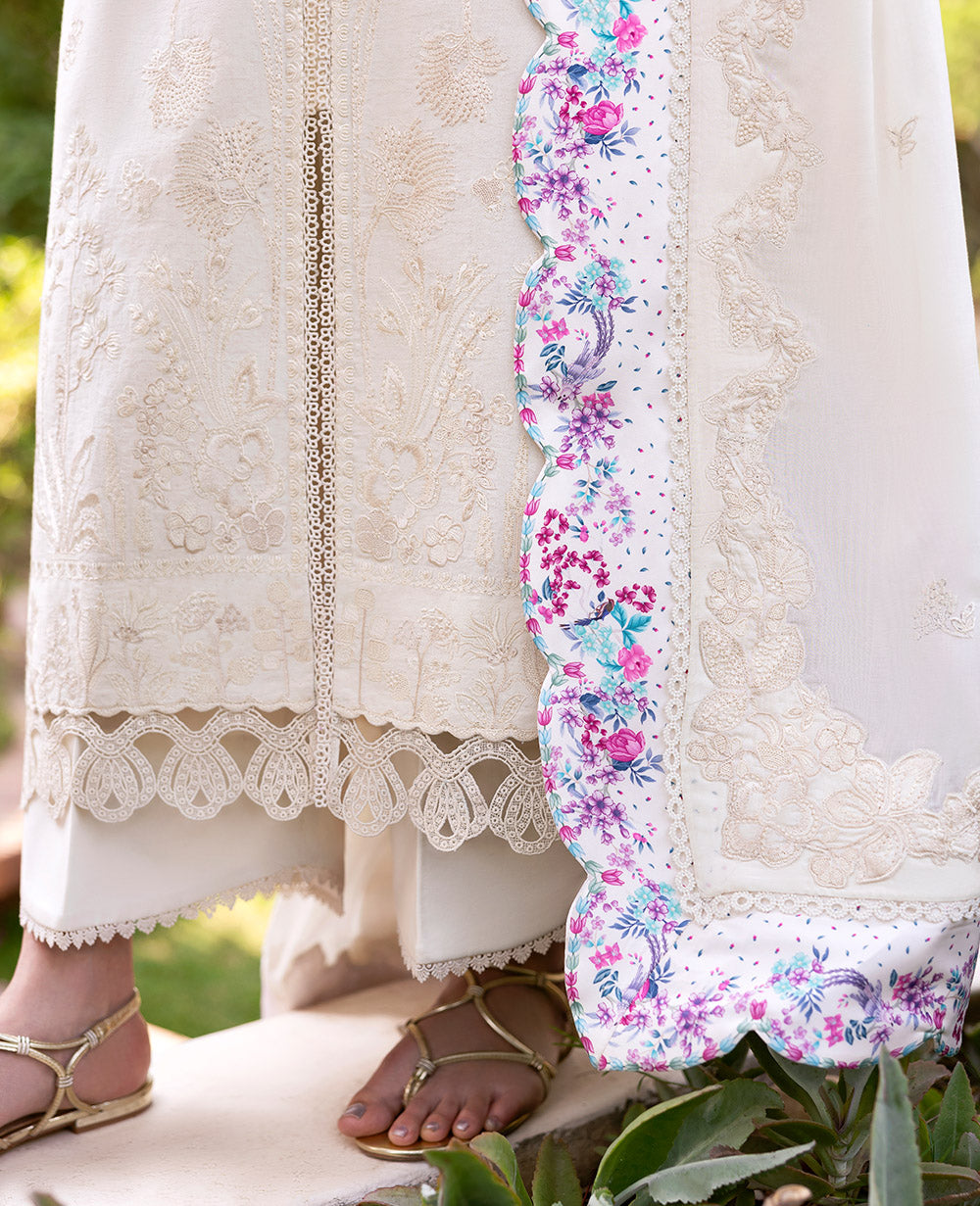 Republic Womenswear | Embroidered Pret | M-155 by Republic Womenswear - Designer Dress  - Type : Ladies Clothes - Available at Libayah - 100% Original 