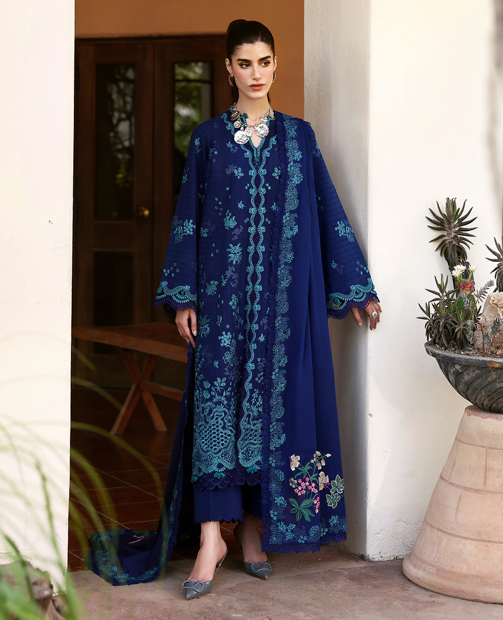 Republic Womenswear | Embroidered Pret | M-156 by Republic Womenswear - Designer Dress  - Type : Ladies Clothes - Available at Libayah - 100% Original 