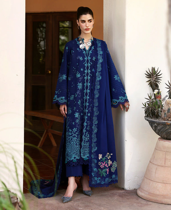 Republic Womenswear | Embroidered Pret | M-156 by Republic Womenswear - Designer Dress  - Type : Ladies Clothes - Available at Libayah - 100% Original 