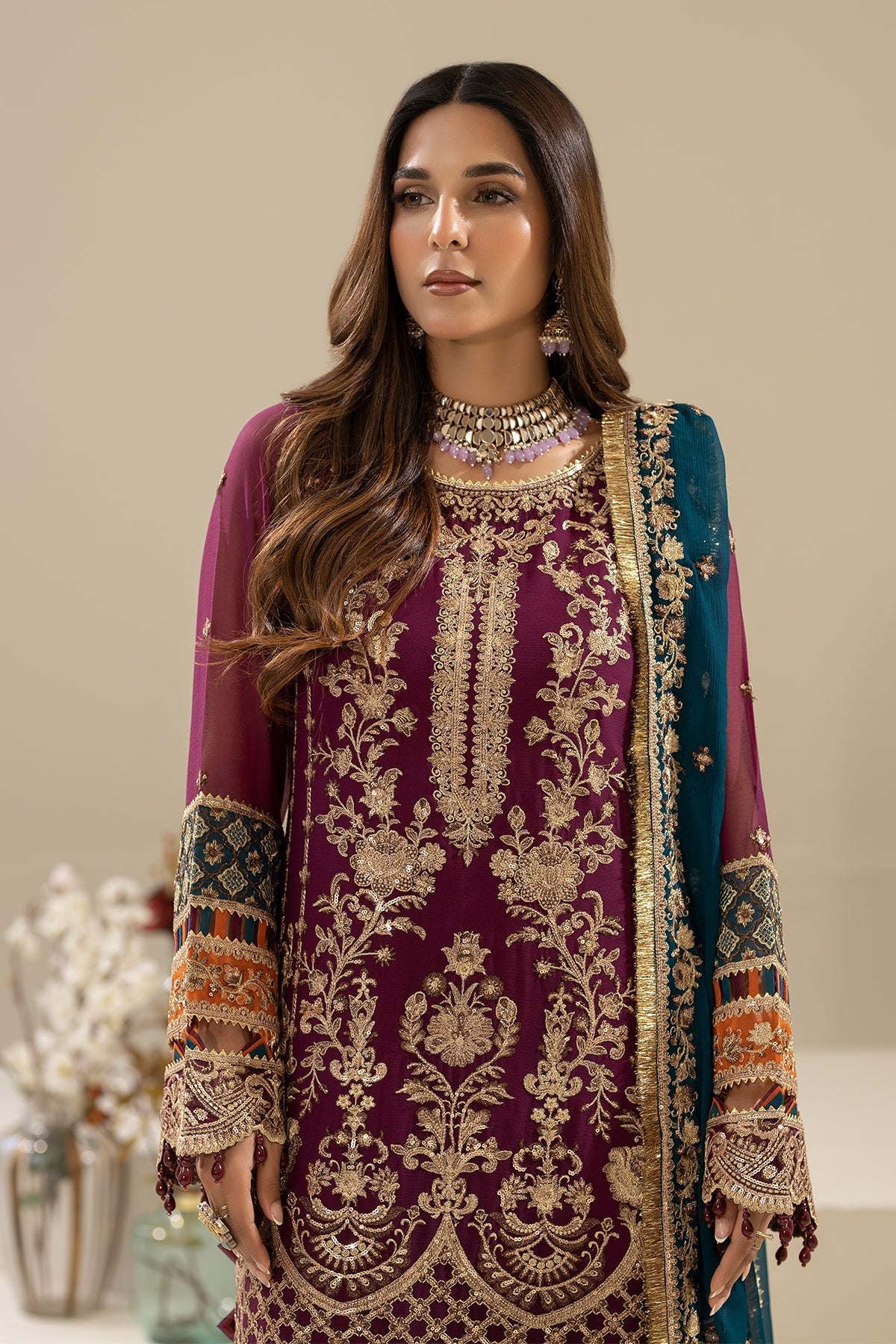 Imrozia Premium | Nisha Collection | M-84 ZEHAK by Imrozia Premium - Designer Dress - Type: Ladies Clothes - Available at Libayah - 100% Original