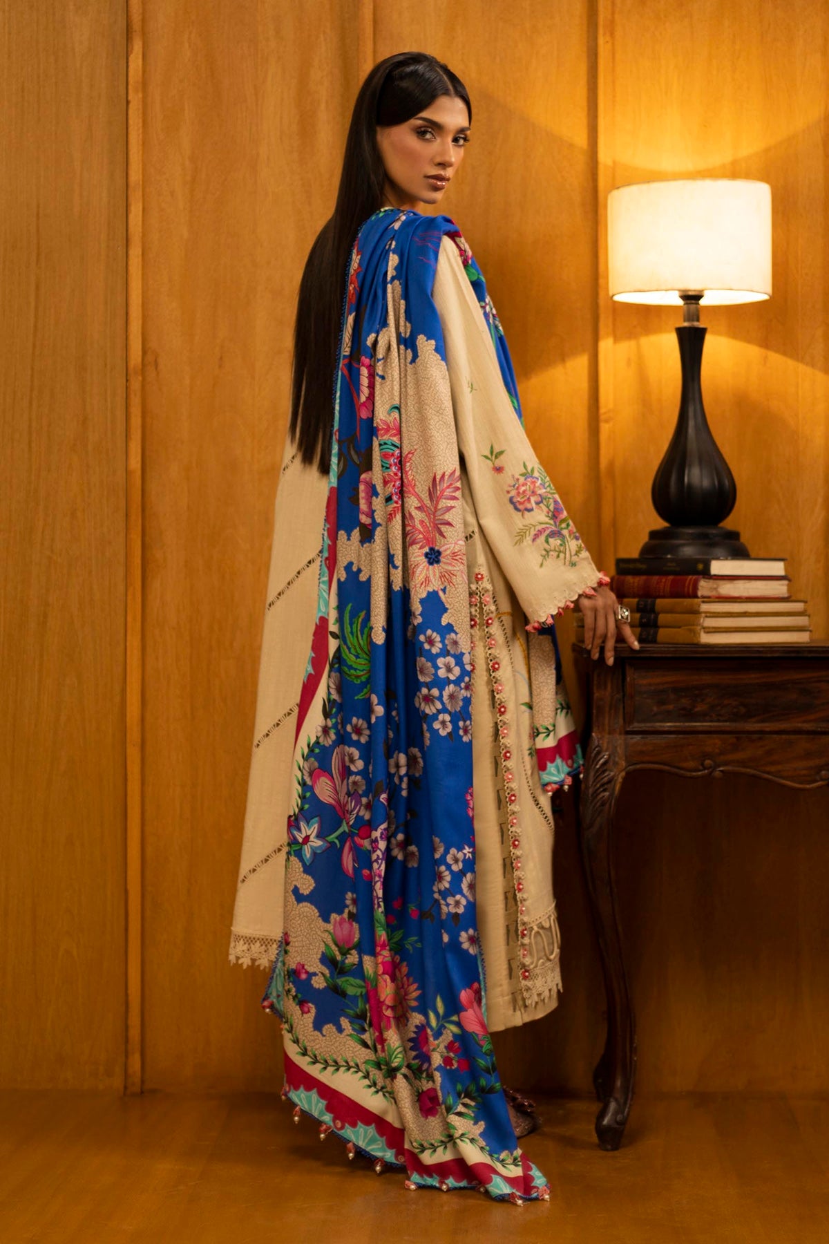 Sana Safinaz | Muzlin Winter 25 | M253-001A by Sana Safinaz - Designer Dress - Type : Ladies Clothes - Available at Libayah - 100% Original 
