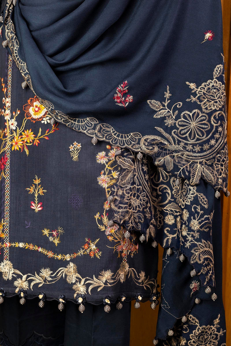 Sana Safinaz | Muzlin Winter 25 | M253-002B by Sana Safinaz - Designer Dress - Type : Ladies Clothes - Available at Libayah - 100% Original 