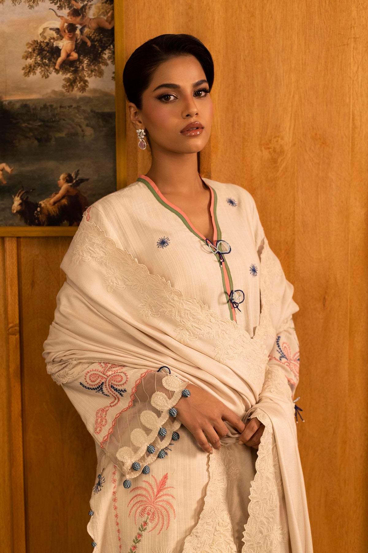 Sana Safinaz | Muzlin Winter 25 | M253-003B by Sana Safinaz - Designer Dress - Type : Ladies Clothes - Available at Libayah - 100% Original 