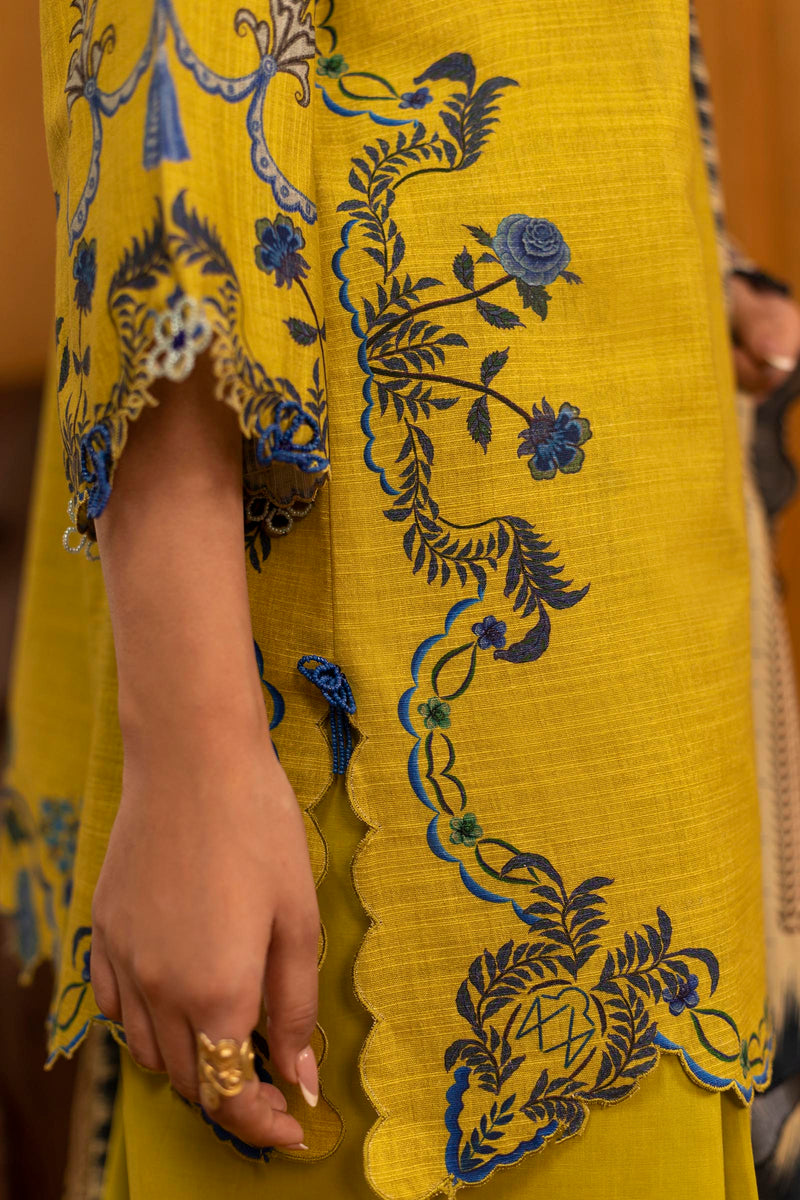 Sana Safinaz | Muzlin Winter 25 | M253-004A by Sana Safinaz - Designer Dress - Type : Ladies Clothes - Available at Libayah - 100% Original 