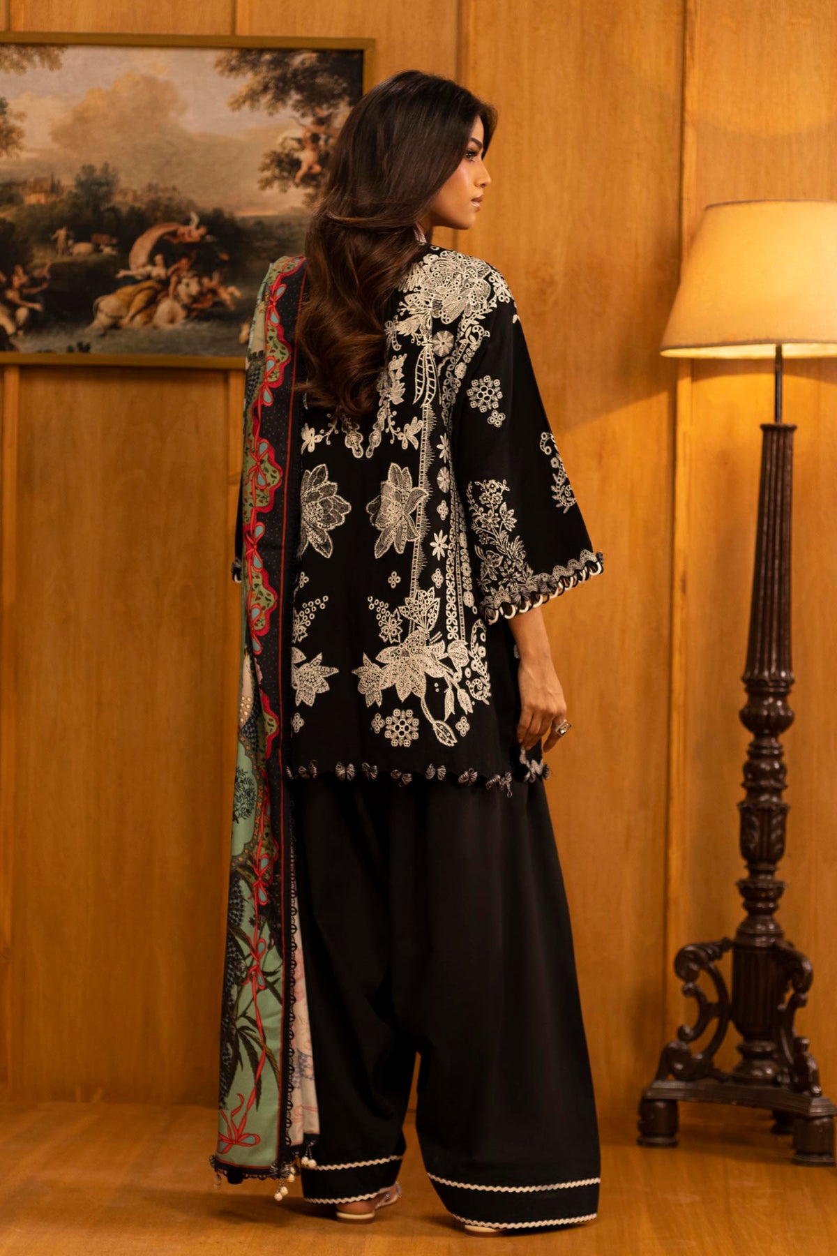 Sana Safinaz | Muzlin Winter 25 | M253-005A by Sana Safinaz - Designer Dress - Type : Ladies Clothes - Available at Libayah - 100% Original 