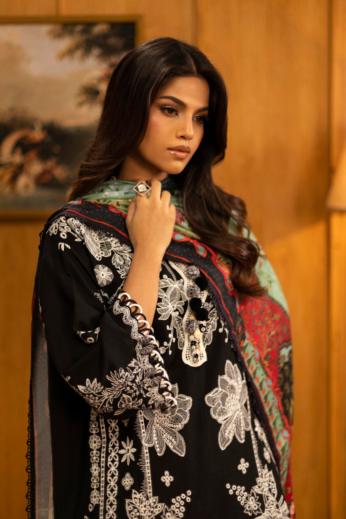 Sana Safinaz | Muzlin Winter 25 | M253-005A by Sana Safinaz - Designer Dress - Type : Ladies Clothes - Available at Libayah - 100% Original 