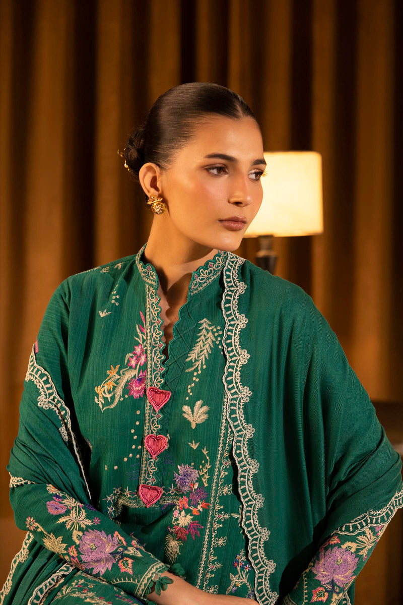 Sana Safinaz | Muzlin Winter 25 | M253-007A by Sana Abbas - Designer Dress - Type : Ladies Clothes - Available at Libayah - 100% Original 