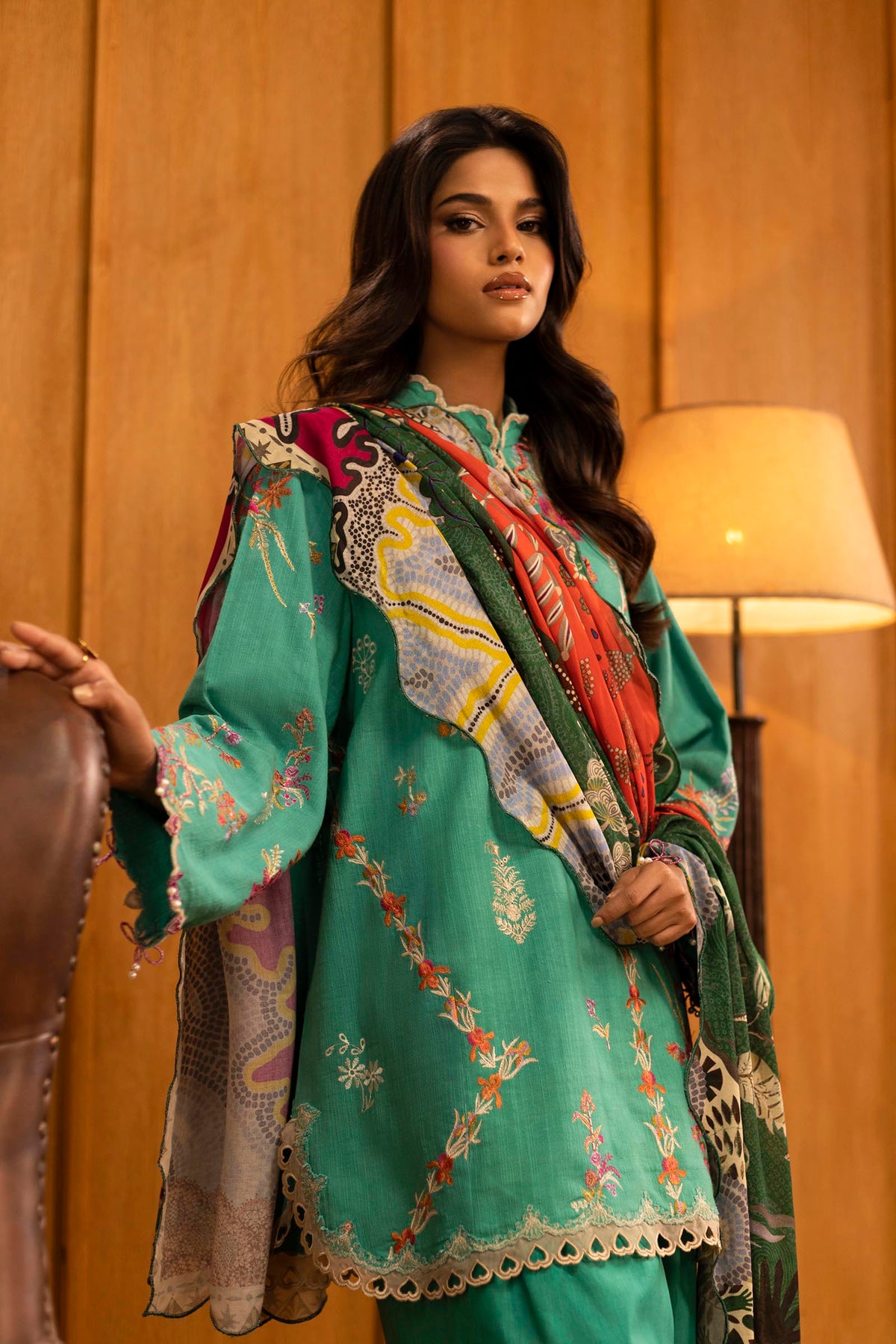 Sana Safinaz | Muzlin Winter 25 | M253-008A by Sana Safinaz - Designer Dress - Type : Ladies Clothes - Available at Libayah - 100% Original 