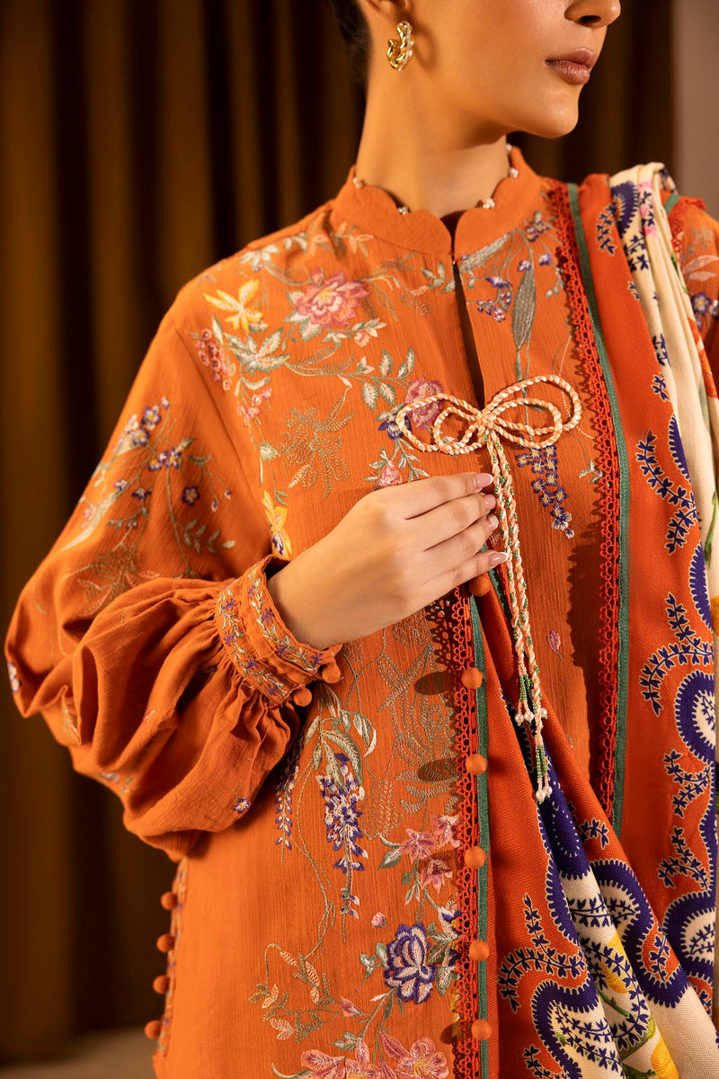 Sana Safinaz | Muzlin Winter 25 | M253-009B by Sana Safinaz - Designer Dress - Type : Ladies Clothes - Available at Libayah - 100% Original 