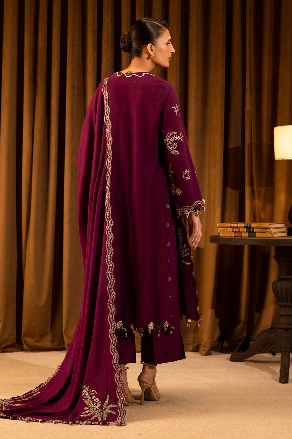 Sana Safinaz | Muzlin Winter 25 | 011B by Sana Safinaz - Designer Dress - Type : Ladies Clothes - Available at Libayah - 100% Original 