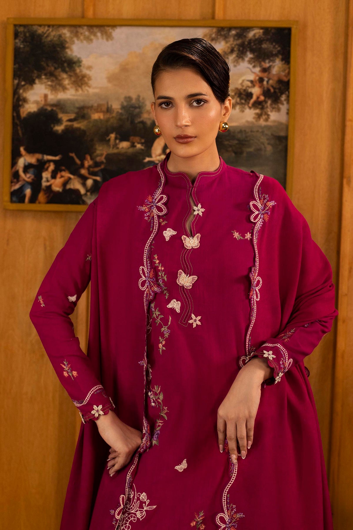 Sana Safinaz | Muzlin Winter 25 | 012A by Sana Safinaz - Designer Dress - Type : Ladies Clothes - Available at Libayah - 100% Original 
