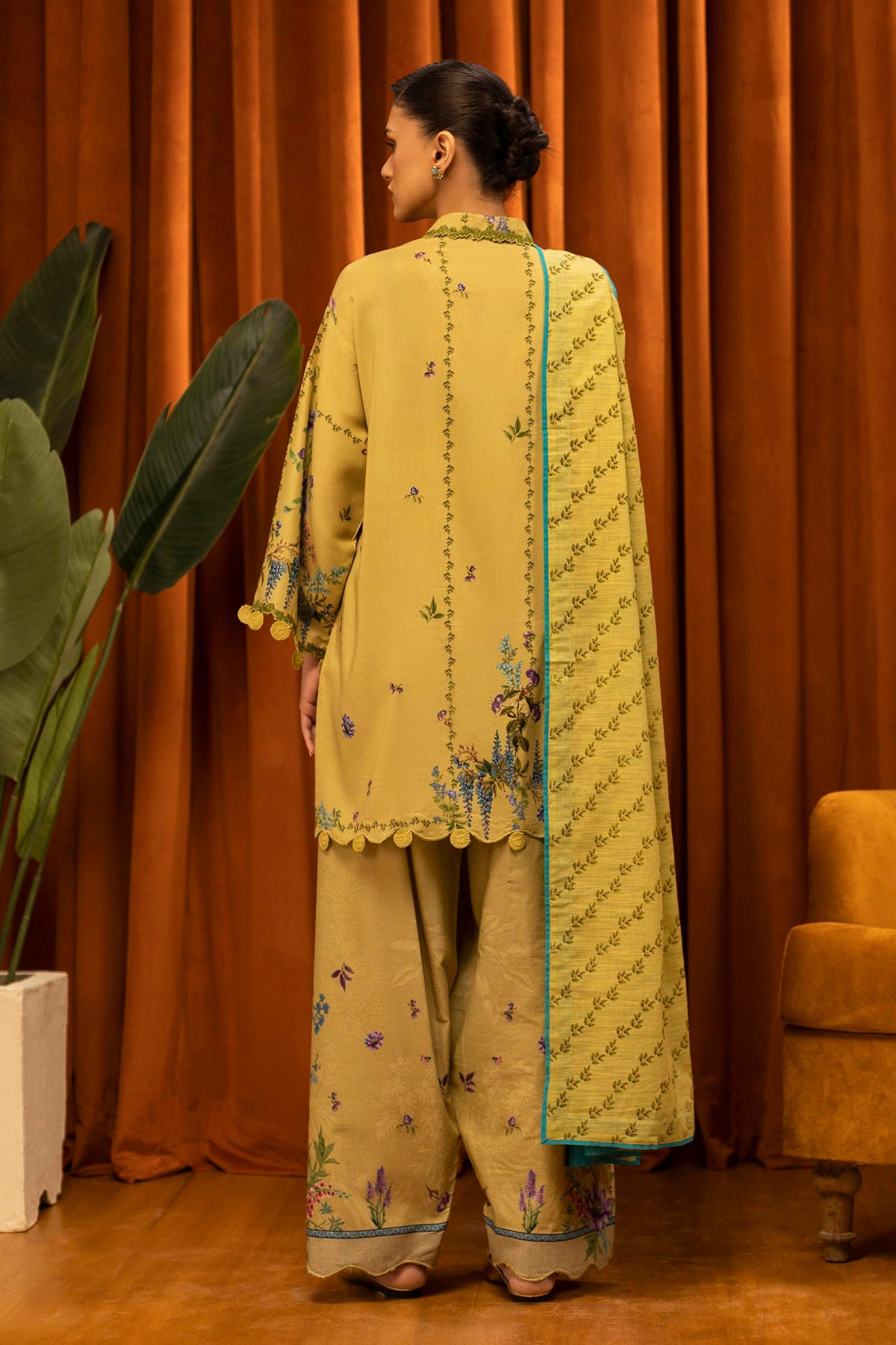 Sana Safinaz | Muzlin Winter 25 | 013A by Sana Safinaz - Designer Dress - Type : Ladies Clothes - Available at Libayah - 100% Original 