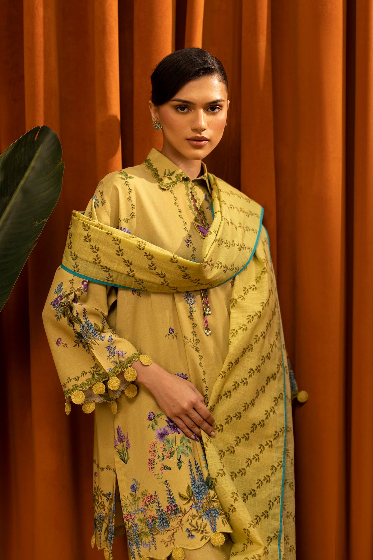 Sana Safinaz | Muzlin Winter 25 | 013A by Sana Safinaz - Designer Dress - Type : Ladies Clothes - Available at Libayah - 100% Original 