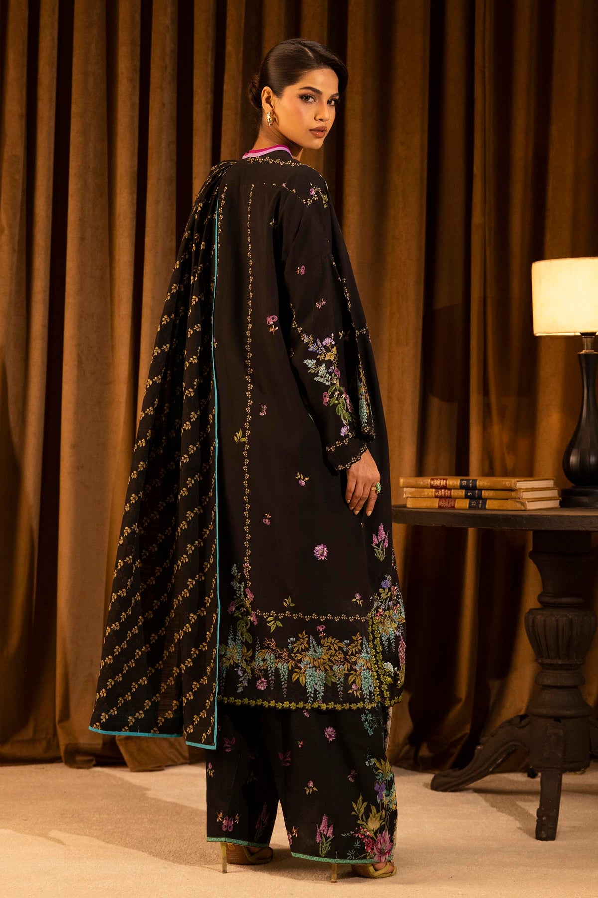 Sana Safinaz | Muzlin Winter 25 | 013B by Sana Safinaz - Designer Dress - Type : Ladies Clothes - Available at Libayah - 100% Original 