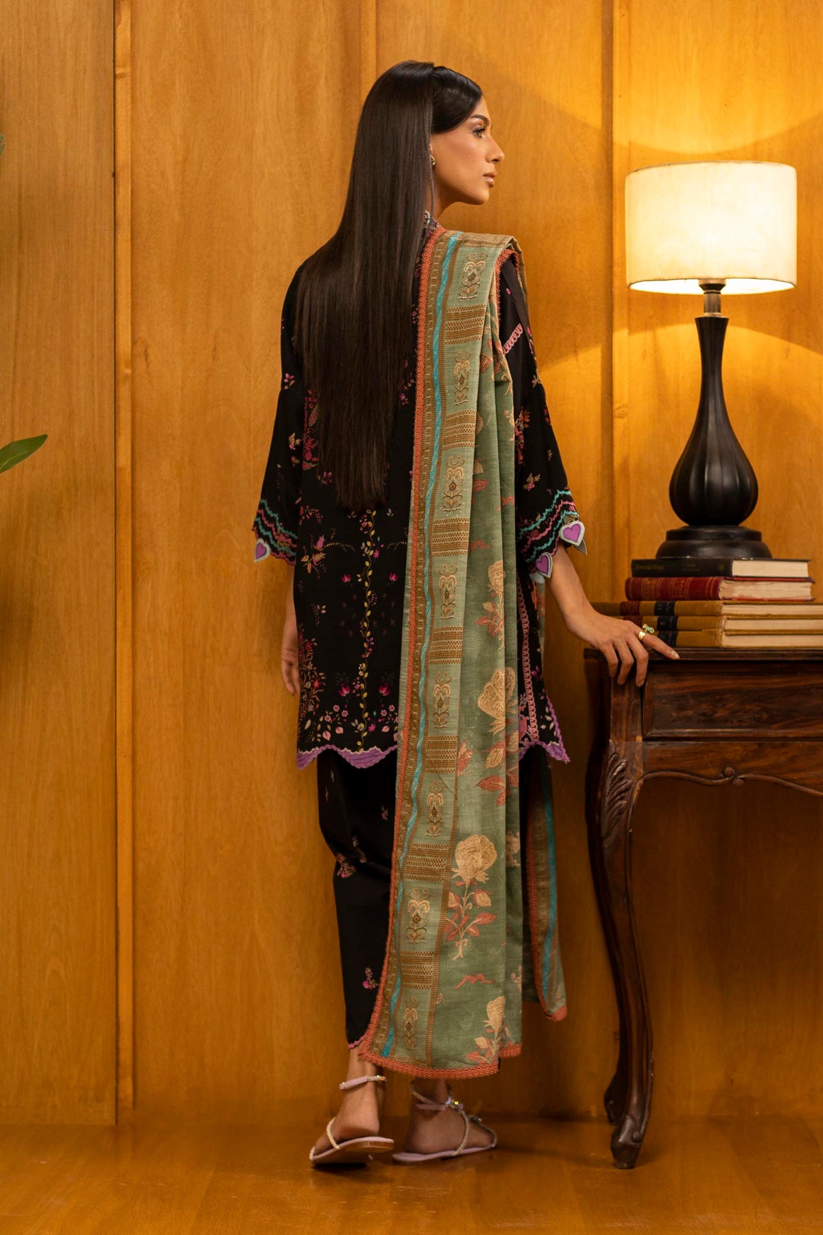 Sana Safinaz | Muzlin Winter 25 | 014B by Sana Safinaz - Designer Dress - Type : Ladies Clothes - Available at Libayah - 100% Original 