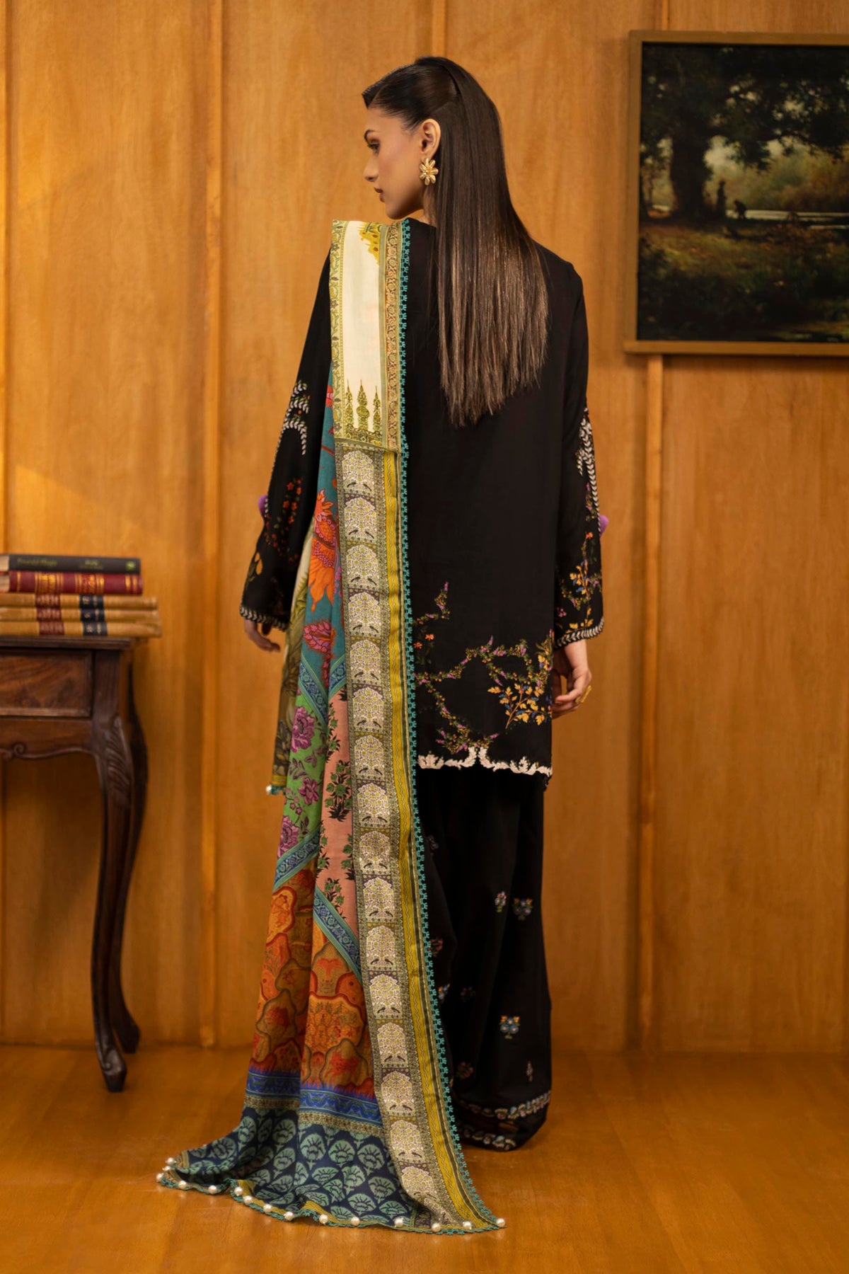Sana Safinaz | Muzlin Winter 25 | 015B by Sana Safinaz - Designer Dress - Type : Ladies Clothes - Available at Libayah - 100% Original 