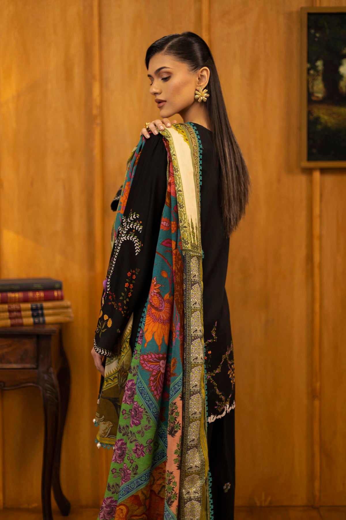 Sana Safinaz | Muzlin Winter 25 | 015B by Sana Safinaz - Designer Dress - Type : Ladies Clothes - Available at Libayah - 100% Original 