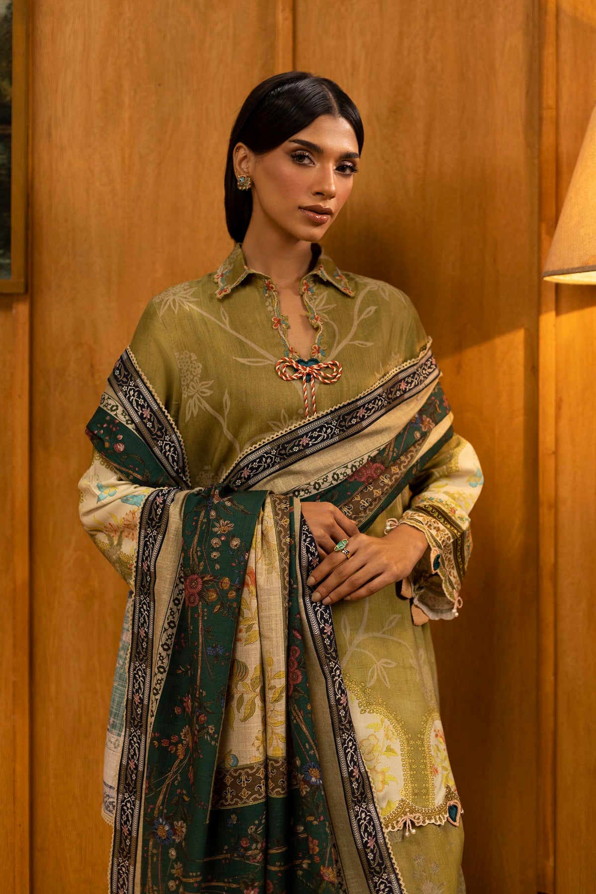 Sana Safinaz | Muzlin Winter 25 | 016A by Sana Safinaz - Designer Dress - Type : Ladies Clothes - Available at Libayah - 100% Original 