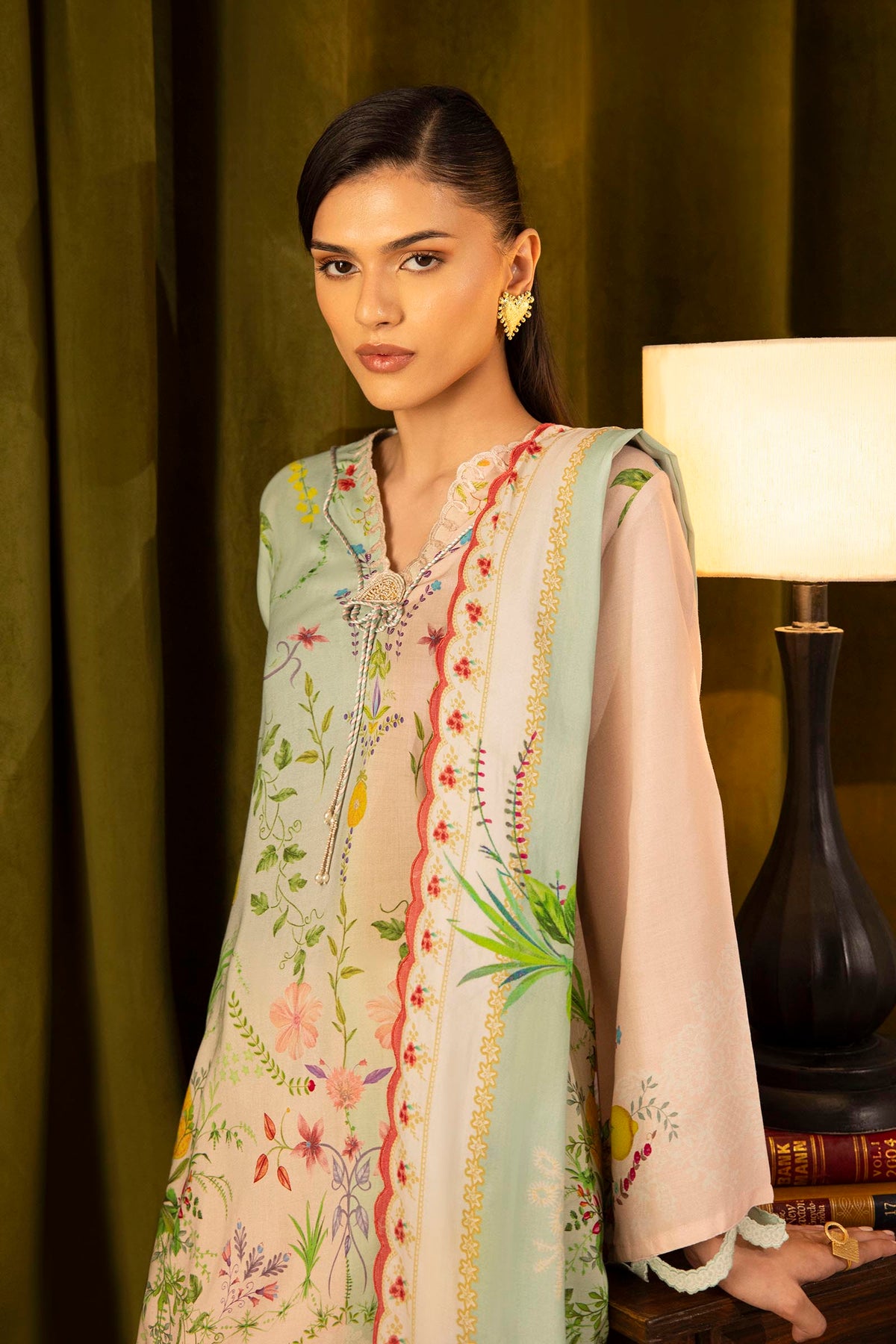 Sana Safinaz | Muzlin Winter 25 | 017A by Sana Safinaz - Designer Dress - Type : Ladies Clothes - Available at Libayah - 100% Original 