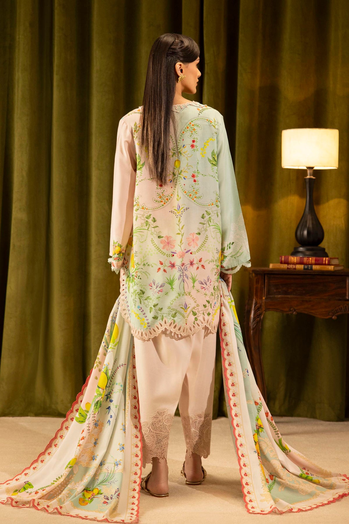 Sana Safinaz | Muzlin Winter 25 | 017A by Sana Safinaz - Designer Dress - Type : Ladies Clothes - Available at Libayah - 100% Original 