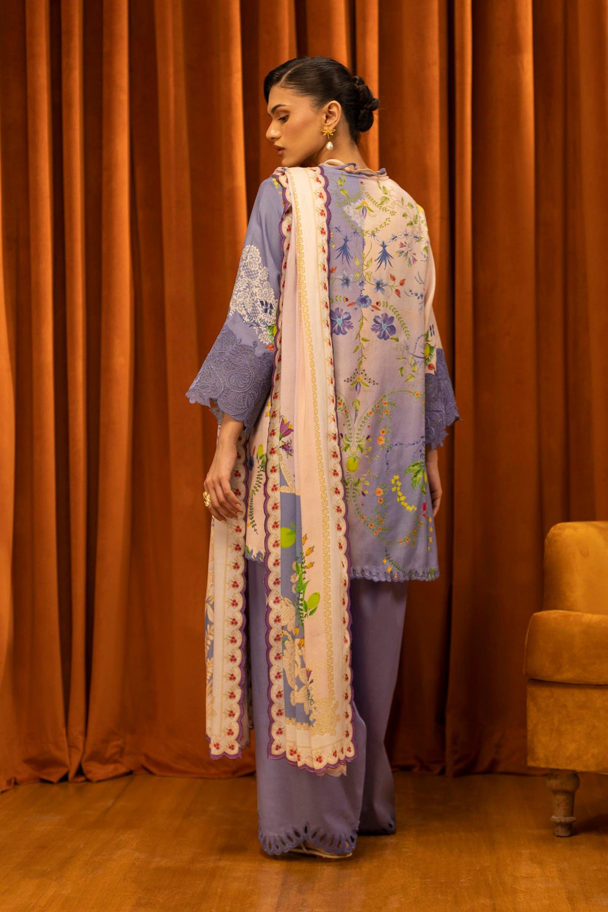 Sana Safinaz | Muzlin Winter 25 | 017B by Sana Safinaz - Designer Dress - Type : Ladies Clothes - Available at Libayah - 100% Original 