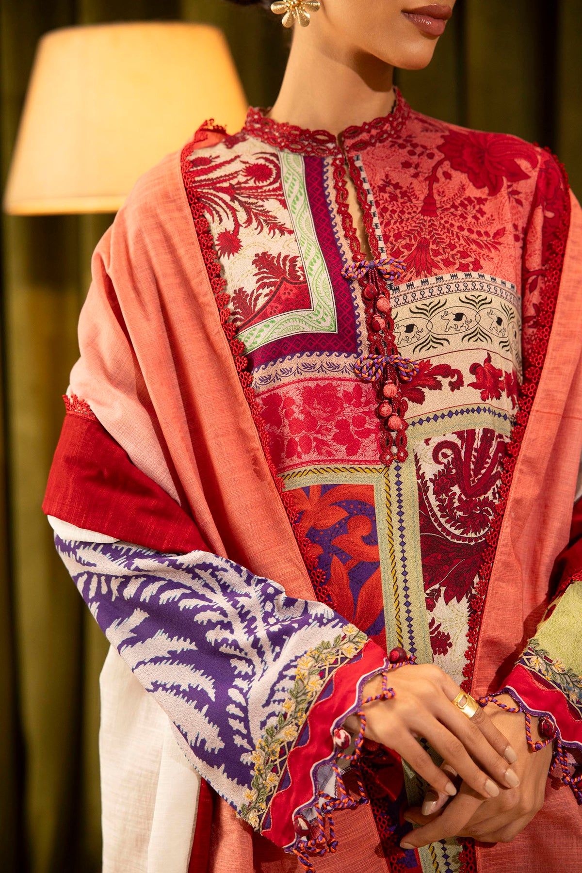 Sana Safinaz | Muzlin Winter 25 | 018A by Sana Safinaz - Designer Dress - Type : Ladies Clothes - Available at Libayah - 100% Original 