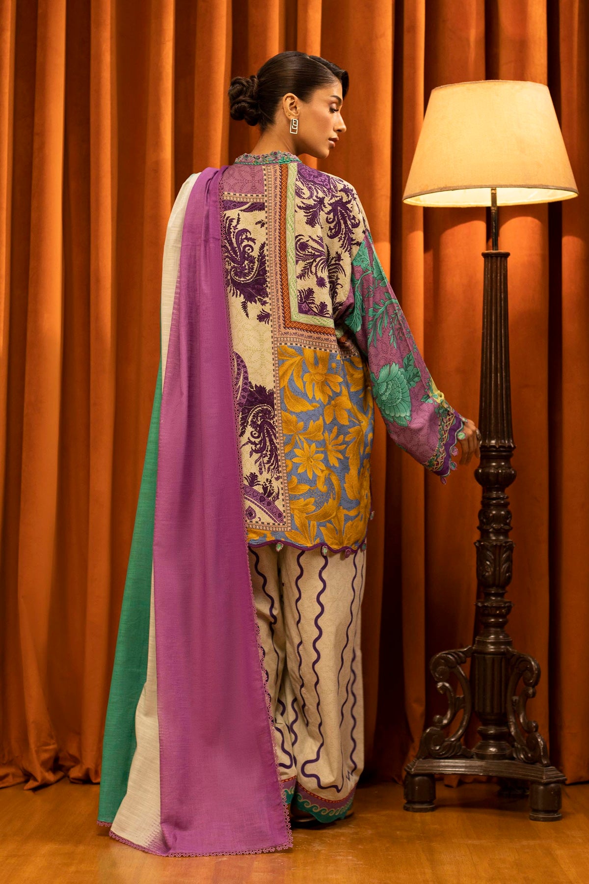 Sana Safinaz | Muzlin Winter 25 | 018B by Sana Safinaz - Designer Dress - Type : Ladies Clothes - Available at Libayah - 100% Original 