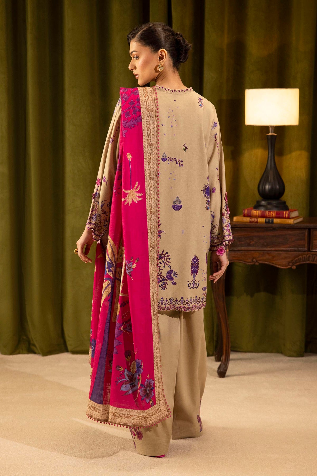 Sana Safinaz | Muzlin Winter 25 | 019A by Sana Safinaz - Designer Dress - Type : Ladies Clothes - Available at Libayah - 100% Original 