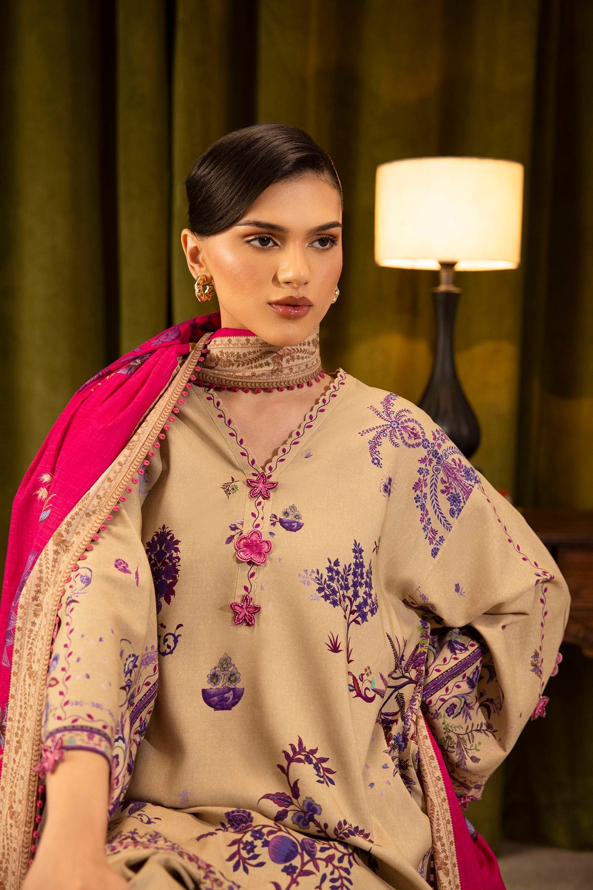 Sana Safinaz | Muzlin Winter 25 | 019A by Sana Safinaz - Designer Dress - Type : Ladies Clothes - Available at Libayah - 100% Original 