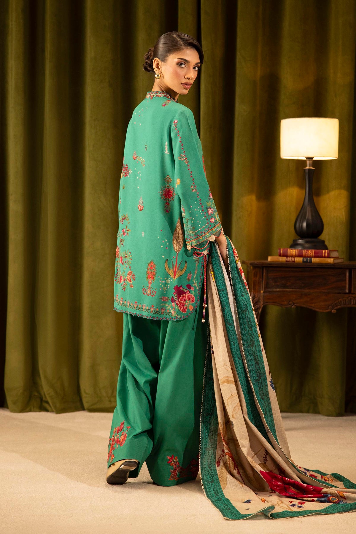 Sana Safinaz | Muzlin Winter 25 | 019B by Sana Safinaz - Designer Dress - Type : Ladies Clothes - Available at Libayah - 100% Original 