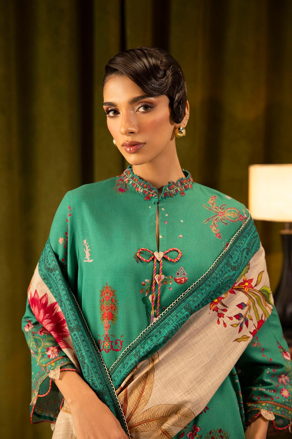 Sana Safinaz | Muzlin Winter 25 | 019B by Sana Safinaz - Designer Dress - Type : Ladies Clothes - Available at Libayah - 100% Original 