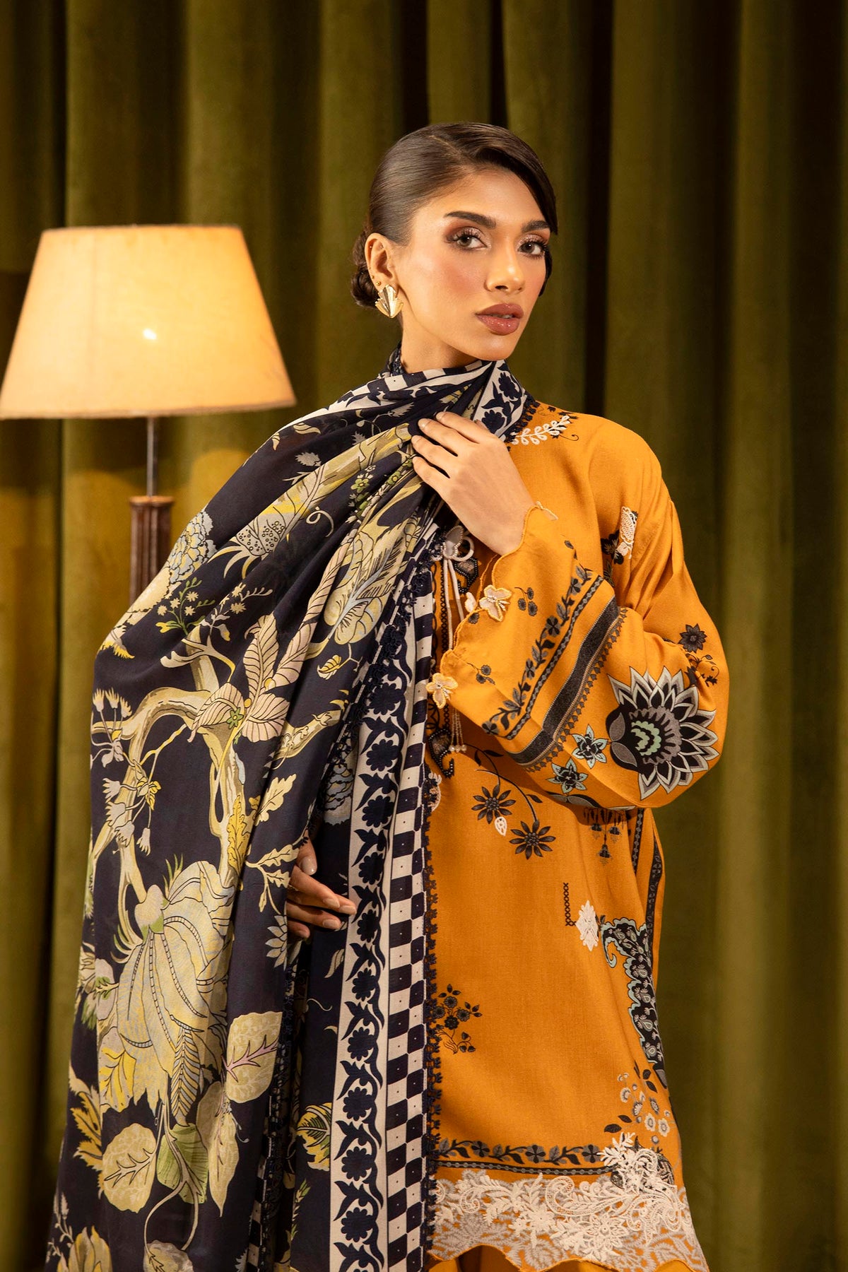 Sana Safinaz | Muzlin Winter 25 | 020A by Sana Safinaz - Designer Dress - Type : Ladies Clothes - Available at Libayah - 100% Original 