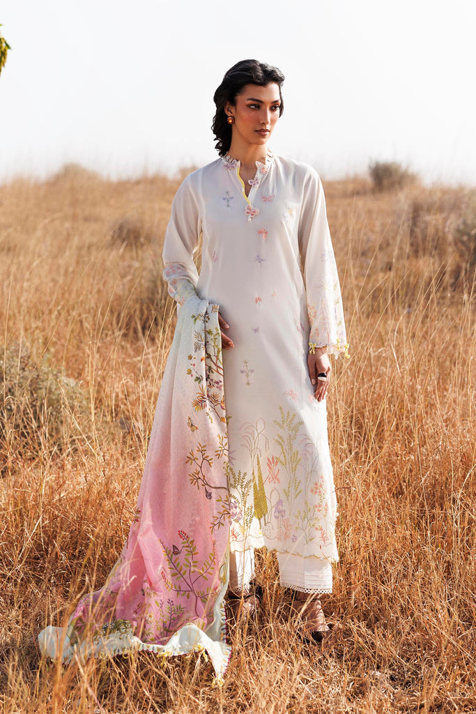 Sana Safinaz | Muzlin Spring 26 | M261-001A-CV by Sana Safinaz - Designer Dress - Type : Luxury Dress - Available at Libayah - 100% Original