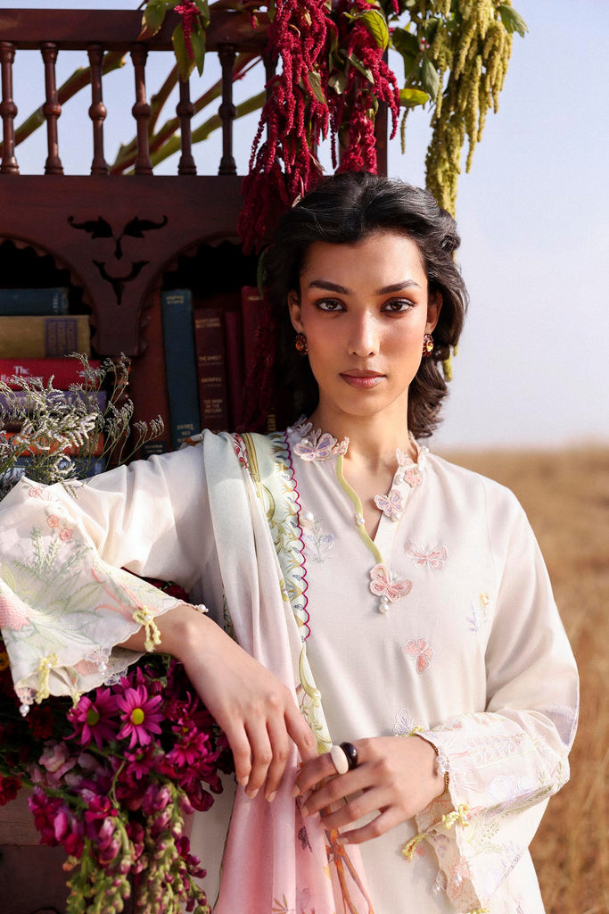 Sana Safinaz | Muzlin Spring 26 | M261-001A-CV by Sana Safinaz - Designer Dress - Type : Luxury Dress - Available at Libayah - 100% Original