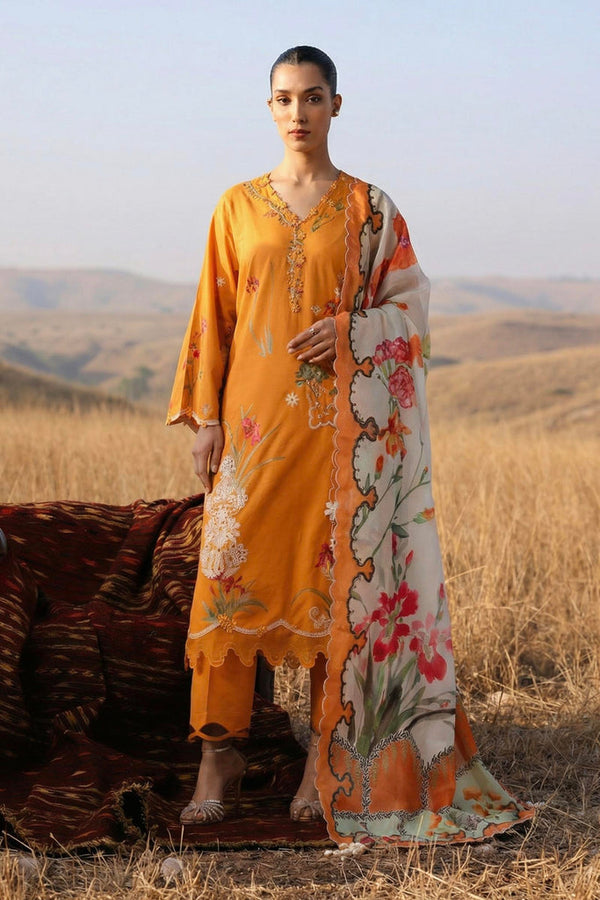 Sana Safinaz | Muzlin Spring 26 | M261-003A-CV by Sana Safinaz - Designer Dress - Type : Luxury Dress - Available at Libayah - 100% Original