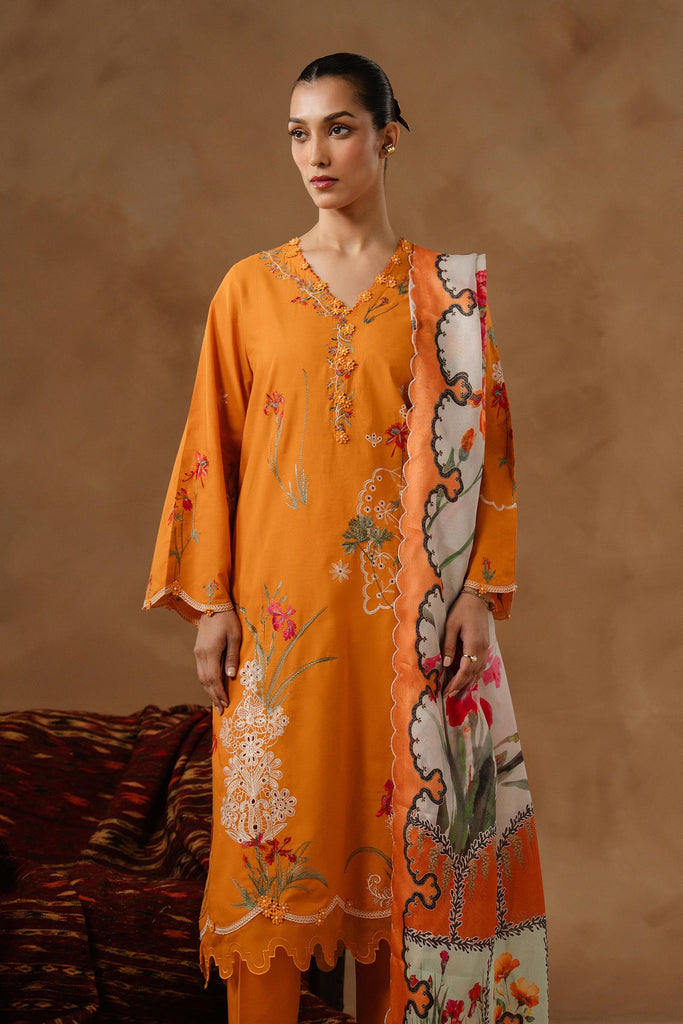 Sana Safinaz | Muzlin Spring 26 | M261-003A-CV by Sana Safinaz - Designer Dress - Type : Luxury Dress - Available at Libayah - 100% Original
