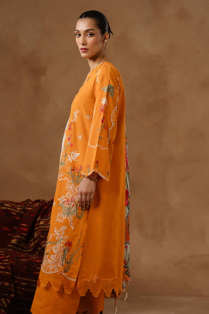 Sana Safinaz | Muzlin Spring 26 | M261-003A-CV by Sana Safinaz - Designer Dress - Type : Luxury Dress - Available at Libayah - 100% Original