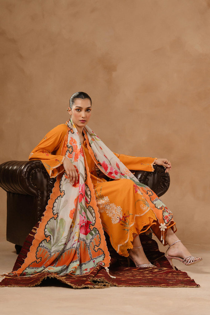 Sana Safinaz | Muzlin Spring 26 | M261-003A-CV by Sana Safinaz - Designer Dress - Type : Luxury Dress - Available at Libayah - 100% Original