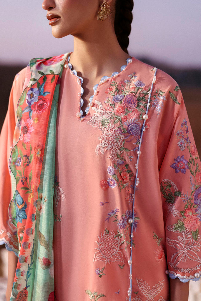 Sana Safinaz | Muzlin Spring 26 | M261-005B-CV by Sana Safinaz - Designer Dress - Type : Luxury Dress - Available at Libayah - 100% Original