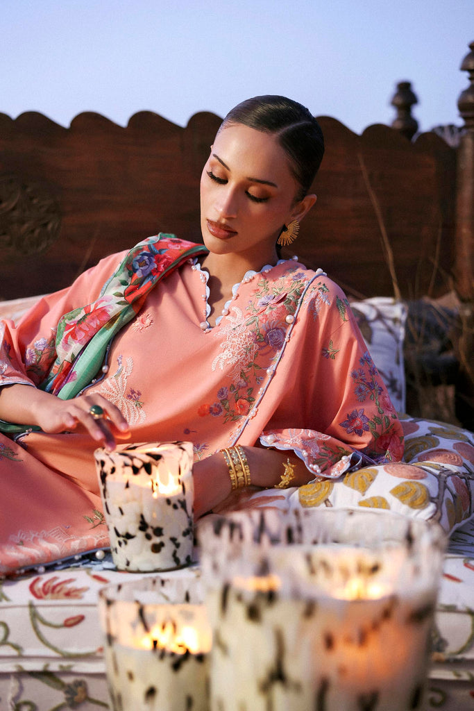 Sana Safinaz | Muzlin Spring 26 | M261-005B-CV by Sana Safinaz - Designer Dress - Type : Luxury Dress - Available at Libayah - 100% Original