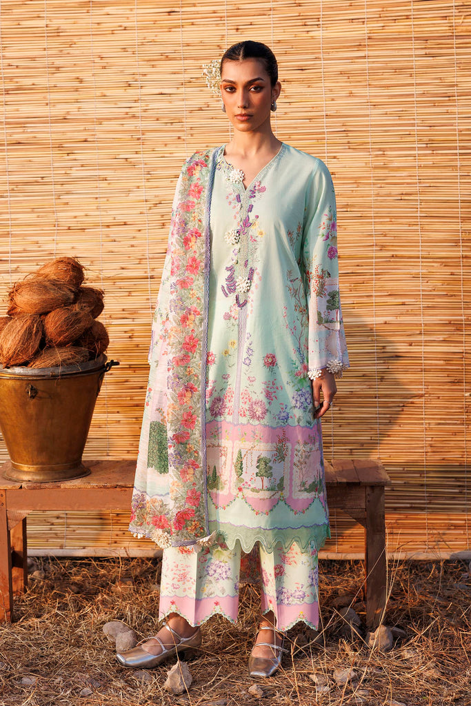 Sana Safinaz | Muzlin Spring 26 | M261-014B-CU by Sana Safinaz - Designer Dress - Type : Luxury Dress - Available at Libayah - 100% Original