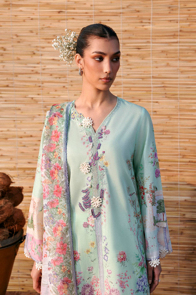 Sana Safinaz | Muzlin Spring 26 | M261-014B-CU by Sana Safinaz - Designer Dress - Type : Luxury Dress - Available at Libayah - 100% Original