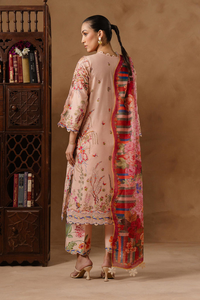 Sana Safinaz | Muzlin Spring 26 | M261-015B-CU by Sana Safinaz - Designer Dress - Type : Luxury Dress - Available at Libayah - 100% Original