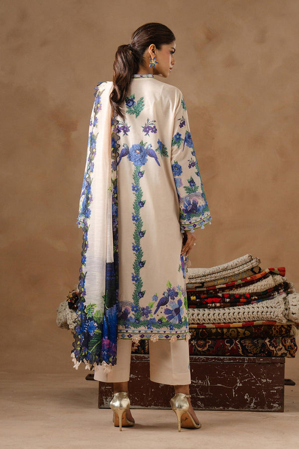 Sana Safinaz | Muzlin Spring 26 | M261-016A-CU by Sana Safinaz - Designer Dress - Type : Luxury Dress - Available at Libayah - 100% Original