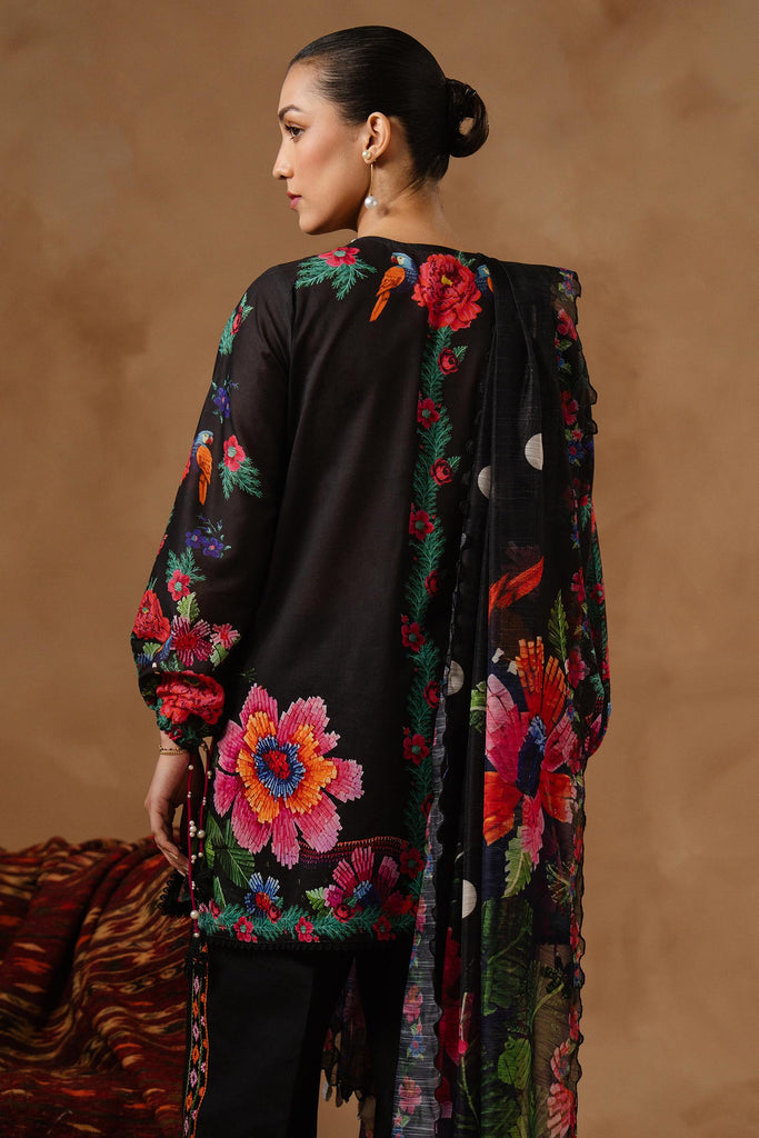 Sana Safinaz | Muzlin Spring 26 | M261-016B-CU by Sana Safinaz - Designer Dress - Type : Luxury Dress - Available at Libayah - 100% Original
