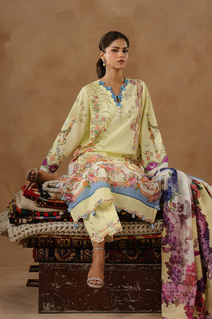 Sana Safinaz | Muzlin Spring 26 | M261-017B-AU by Sana Safinaz - Designer Dress - Type : Luxury Dress - Available at Libayah - 100% Original