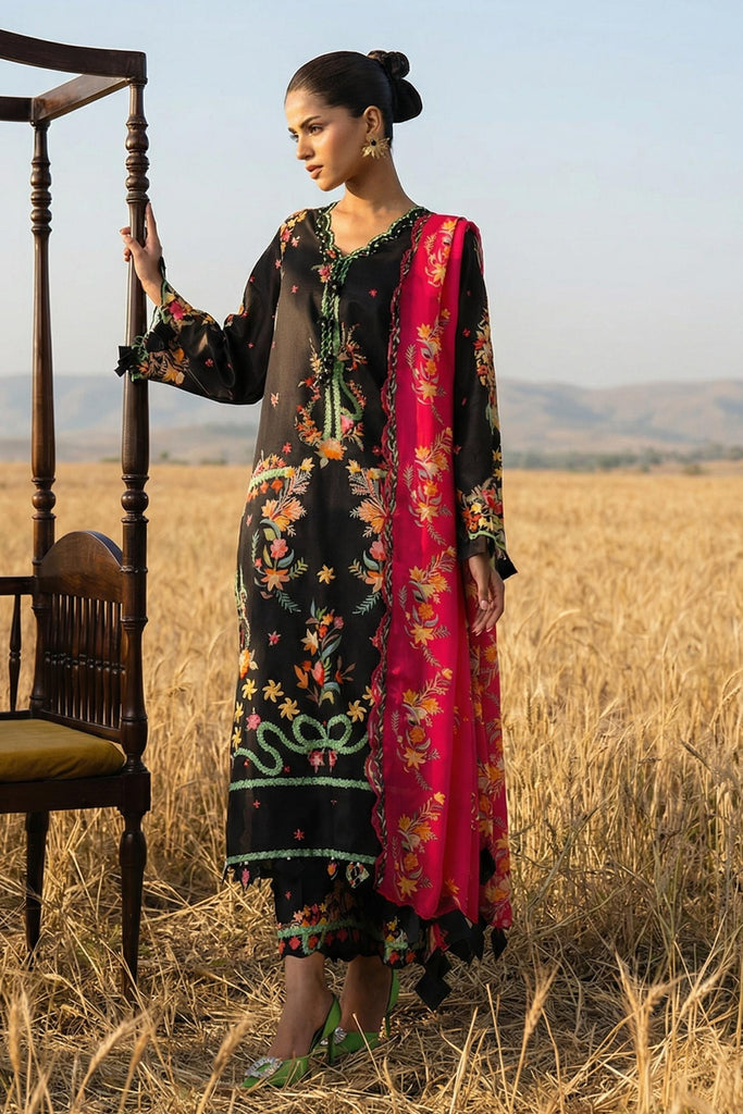 Sana Safinaz | Muzlin Spring 26 | M261-018B-CI by Sana Safinaz - Designer Dress - Type : Luxury Dress - Available at Libayah - 100% Original