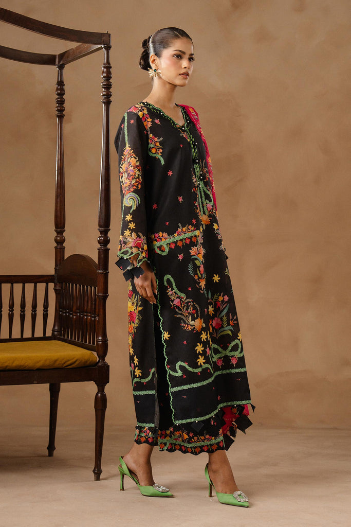 Sana Safinaz | Muzlin Spring 26 | M261-018B-CI by Sana Safinaz - Designer Dress - Type : Luxury Dress - Available at Libayah - 100% Original