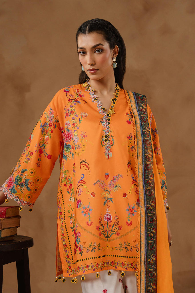 Sana Safinaz | Muzlin Spring 26 | M261-019B-CI by Sana Safinaz - Designer Dress - Type : Luxury Dress - Available at Libayah - 100% Original