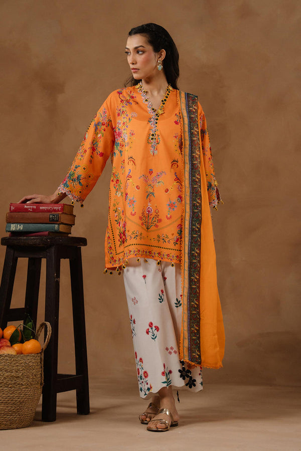 Sana Safinaz | Muzlin Spring 26 | M261-019B-CI by Sana Safinaz - Designer Dress - Type : Luxury Dress - Available at Libayah - 100% Original